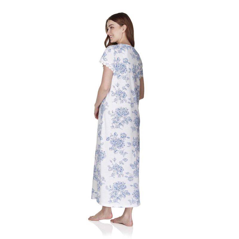 La Marquise Vintage Bouquet Short Sleeve Nightdress image number 4
